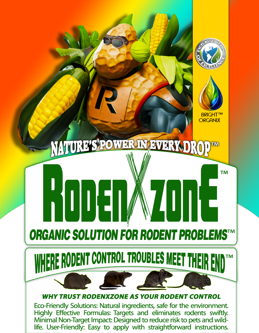 RodenXZone Eco-Friendly Rodenticide